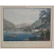 Lot de 32 gravures "Lac de Côme, Lecca et Lugano"