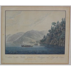 32er-Set mit Stichen „Comer See, Lecca und Lugano“ von Moinat SA – Antiquitäten und Dekoration – Stiche, Lithografien