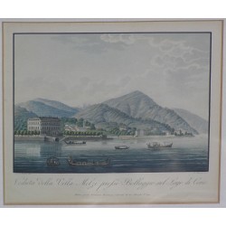 32er-Set mit Stichen „Comer See, Lecca und Lugano“ von Moinat SA – Antiquitäten und Dekoration – Stiche, Lithografien