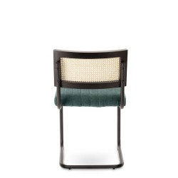 Chaise Danny Cannage Bleue canard