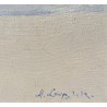 Tableau \"Lac à Vilette\" signé M. LOUP DE R.