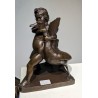 Bronze \"Enfant et Cygne\"