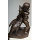 Bronze "Enfant et Cygne"