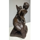 Bronze "Enfant et Cygne"