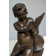 Bronze "Enfant et Cygne"