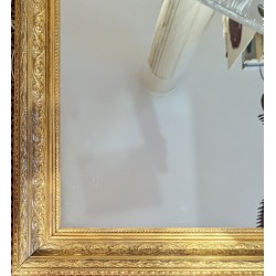 Miroir style Louis XVI doré