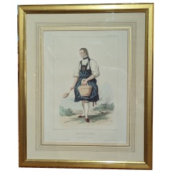 Gravure "Canton de Berne" par J. SUTER