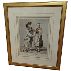 Gravure "Canton Basel" par KÖNIG