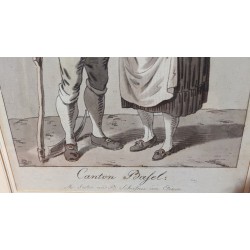 Gravure "Canton Basel" par KÖNIG