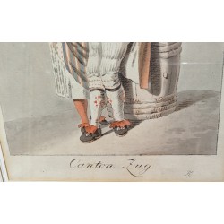 Gravure "Canton Zug" par KÖNIG