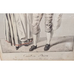 Gravure "Canton Bern" par KÖNIG