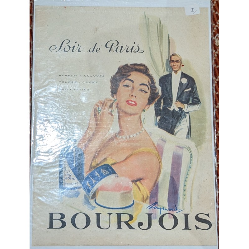 "Soir de Paris" poster by BOURJOIS
