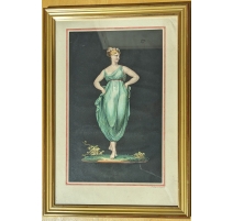 Gravure "Bacchante" par DELPECH