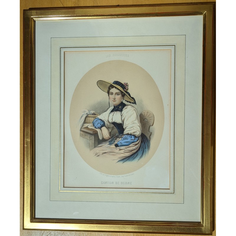 Gravure "Canton de Berne" par RÉGNIER