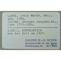 Gravure "Gouggisberg" par LANTÉ
