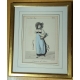 Gravure "Cuisinière de Berne" par LANTÉ