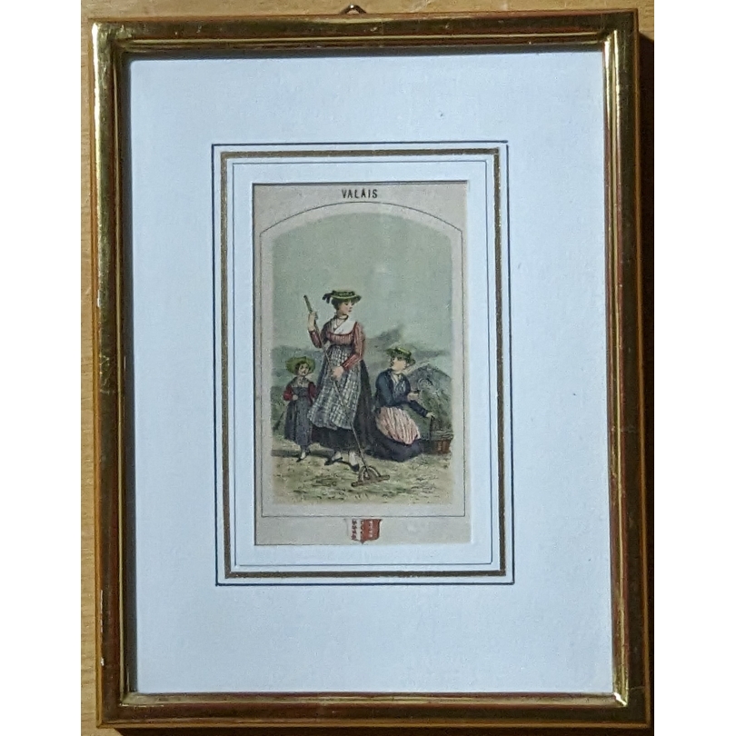 Gravure "Valais" par LASSALLE