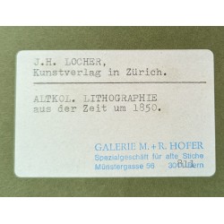 Gravure "Bâle" par LOCHER