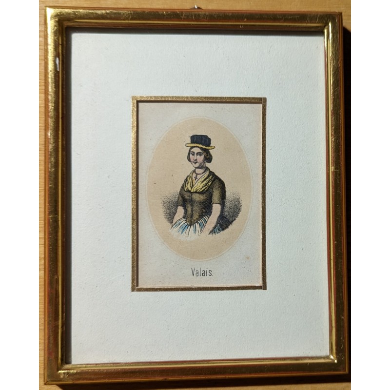 Gravure "Valais" par LOCHER