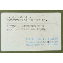 Gravure "Valais" par LOCHER