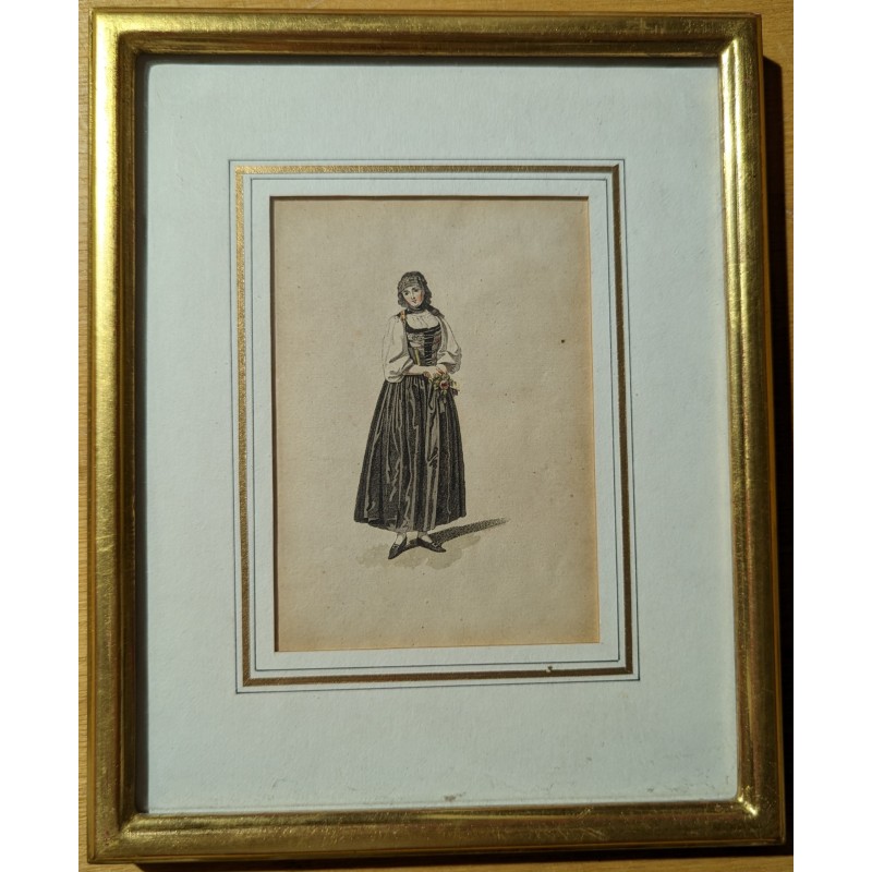 Gravure "Interlacken" par KÖNIG