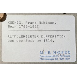 Gravure "Interlacken" par KÖNIG