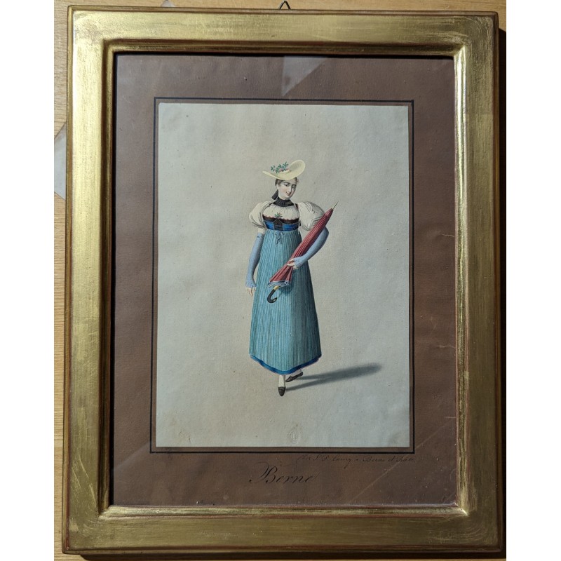 Engraving ‘Bern’ by LOCHER