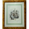 Gravure "Cantons d'Appenzell et de St. Gall"