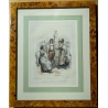 Gravure "Cantons d'Appenzell et de St. Gall"