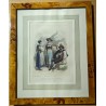 Gravure "Cantons d'Uri et du Tessin"