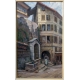 Painting "Old town Geneva, Rue de la Fontaine".