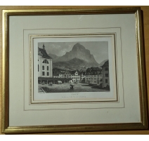 Gravure "Schwyz" par GEISSER