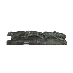 Bronze \"Six marcassins\" signée Robert HAINARD