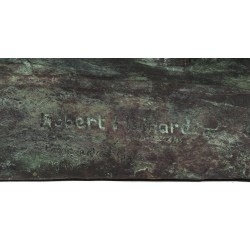 Bronze \"Six marcassins\" signée Robert HAINARD