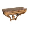 Louis XVI console table in carved oak