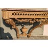 Louis XVI console table in carved oak