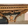 Louis XVI console table in carved oak