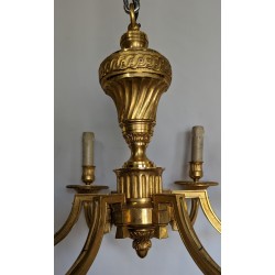 Lustre style Louis XVI à 6 lumières