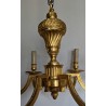 Lustre style Louis XVI à 6 lumières