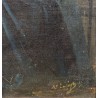 Tableau \"Femme à la lécture\" signé Mt EMPEYTA 37