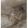 Dessin "Saint Maurice" signé E. LAFON