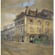 Gouache "Vieux-Carouge" signée Ch. DE ZIEGLER