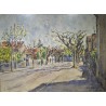 Gouache "Carouge" signée Ch. DE ZIEGLER 46