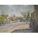 Gouache "Carouge" signée Ch. DE ZIEGLER 46