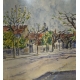 Gouache "Carouge" signée Ch. DE ZIEGLER 46