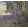 Gouache "Carouge" signée Ch. DE ZIEGLER 46