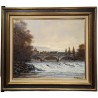 Tableau \"Bord de l\'Arve\" signée DELAPIERRE R