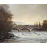 Tableau \"Bord de l\'Arve\" signée DELAPIERRE R