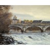 Tableau \"Bord de l\'Arve\" signée DELAPIERRE R