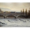 Tableau \"Bord de l\'Arve\" signée DELAPIERRE R